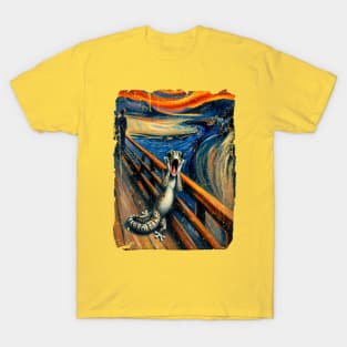 Expressionist Scream  Gecko T-Shirt